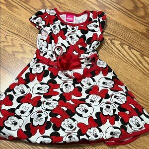 Disney Minnie Mouse Red and White Dress